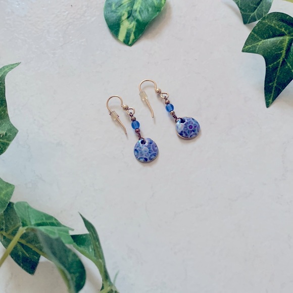 Jewelry - 🪺 Blue Mosaic Earrings 🪺